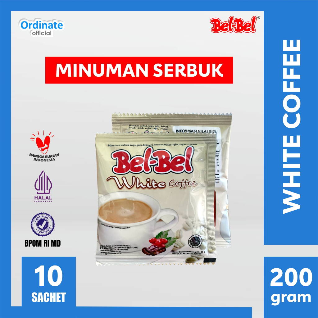 

White Coffee 10 Sachet - Belbel