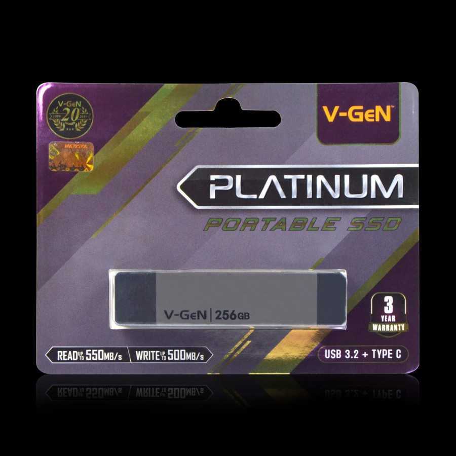 VGEN SSD Portable Platinum USB 3.2 Type C