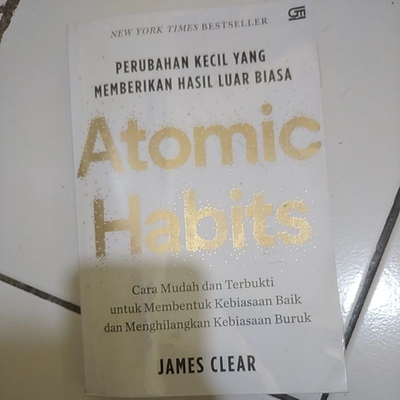 PRELOVED BUKU ATOMIC HABITS ORI