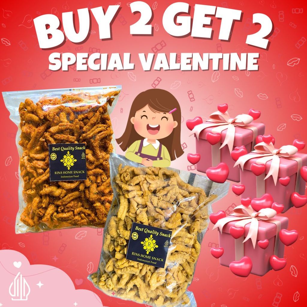 

BUY 2 GET 2 KRIPIK USUS SPECIAL VALENTINE