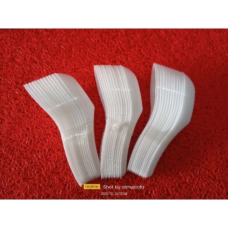 (12pcs) sendok bebek besar PUTIH MG /sendok catering nasi bungkus / sendok es buah / sendok puding