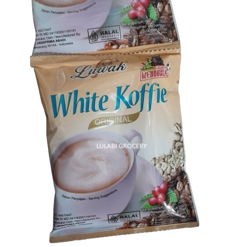 

Luwak White Koffie / Kopi luwak / Kopi renteng / Kopi Instan