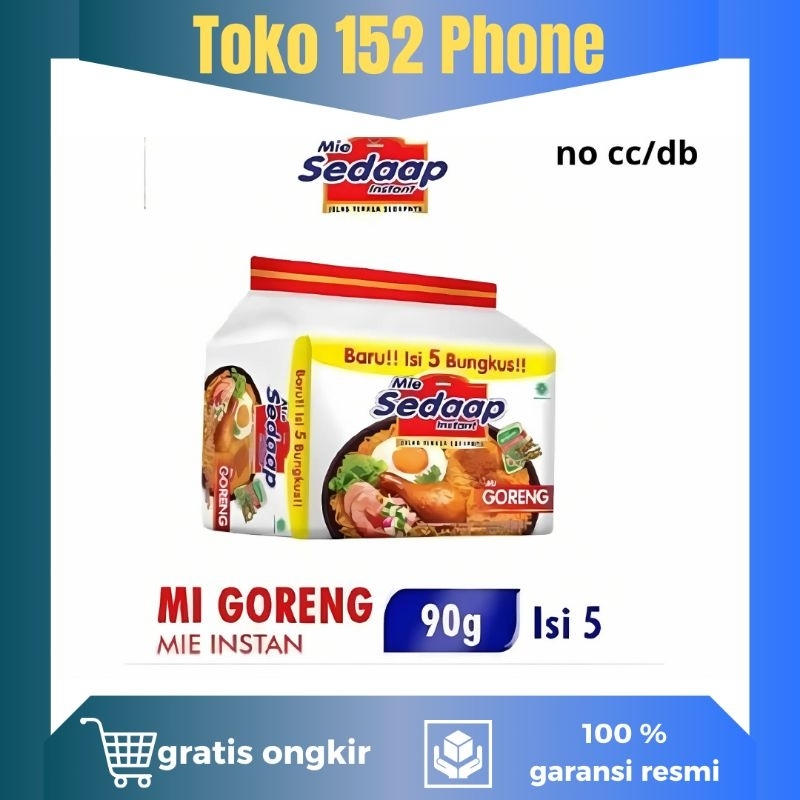 

Sedaap Mie Instant Goreng Kemasan Bag isi 5
