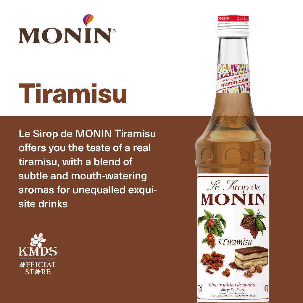 

MONIN TIRAMISU SYRUP 70CL / 700ML