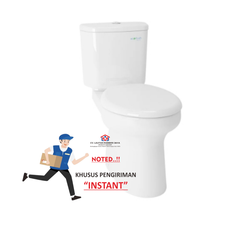 KURIR INSTANT Kloset Duduk TOTO CW422J/SW422JP Dual Flush