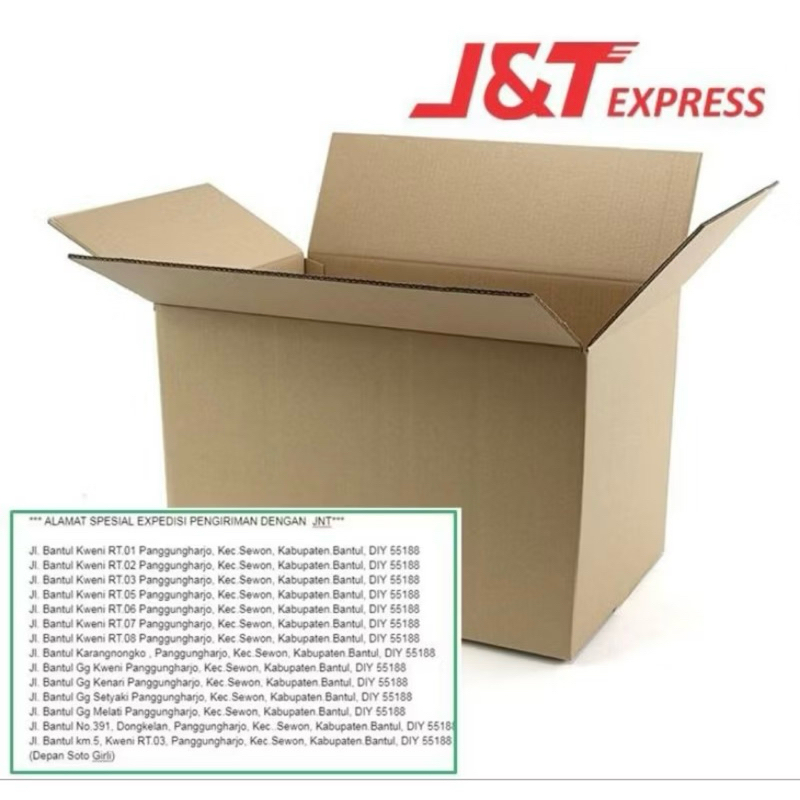

Kardus Kemas JNT | Kardus Kosong | Karton Kosong