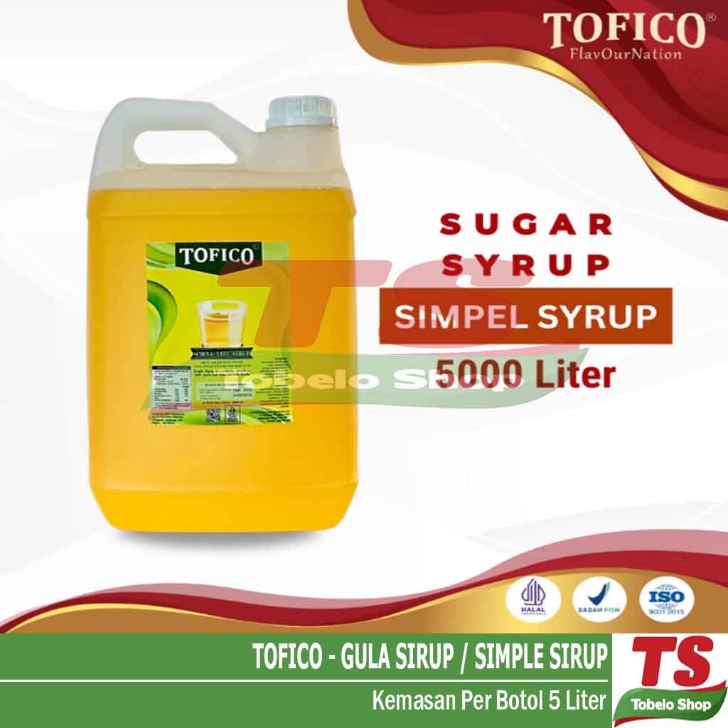 

TOFICO SIMPLE SIRUP 5 LITER / SIRUP BENING / SIMPLE SYRUP