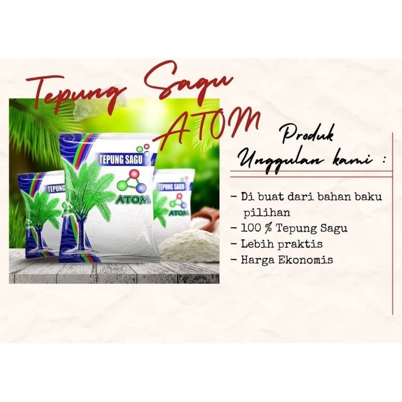 

tepung sagu atom 400 gram