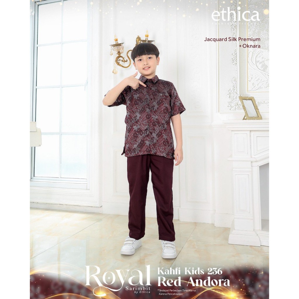 KAHFI KIDS 236 RED ANDORA / KOKO ANAK ETHICA TERBARU / KOKO ANAK ETHICA PROMO / SARIMBIT ETHICA 2025