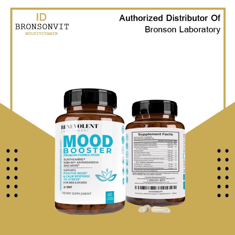 Benevolent Nourishment Mood Booster - 60 Veggie Capsules, Non-GMO