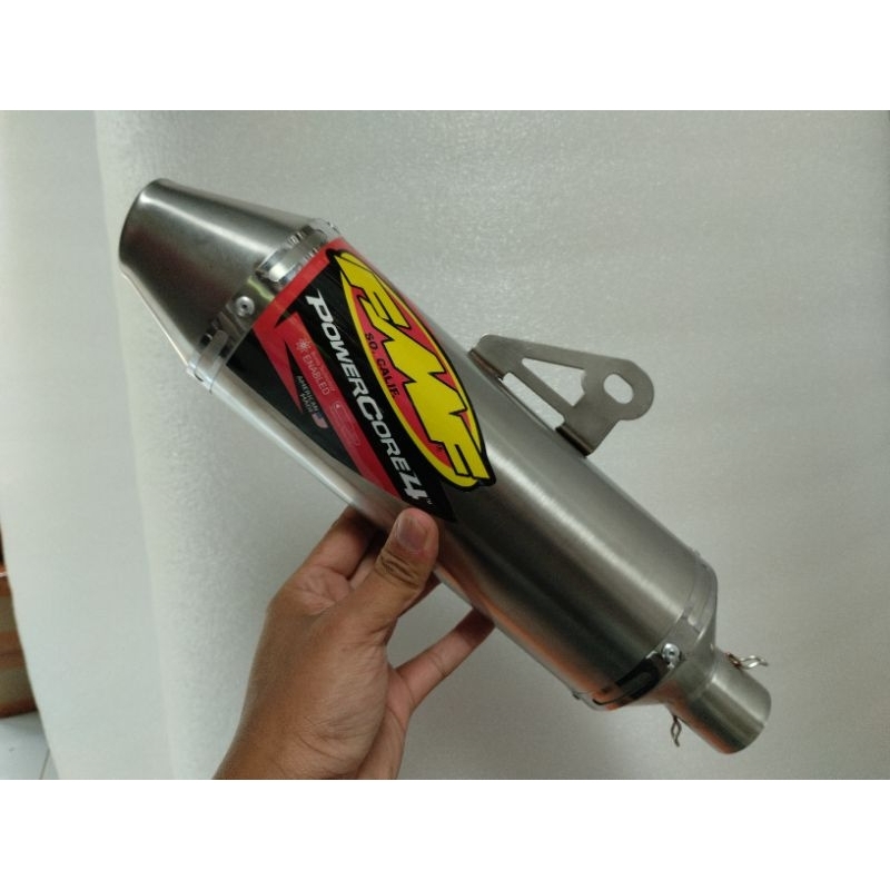 FMF racing Exhaust Muffler only FMF POWERCORE4 stainless inlet 38 mm