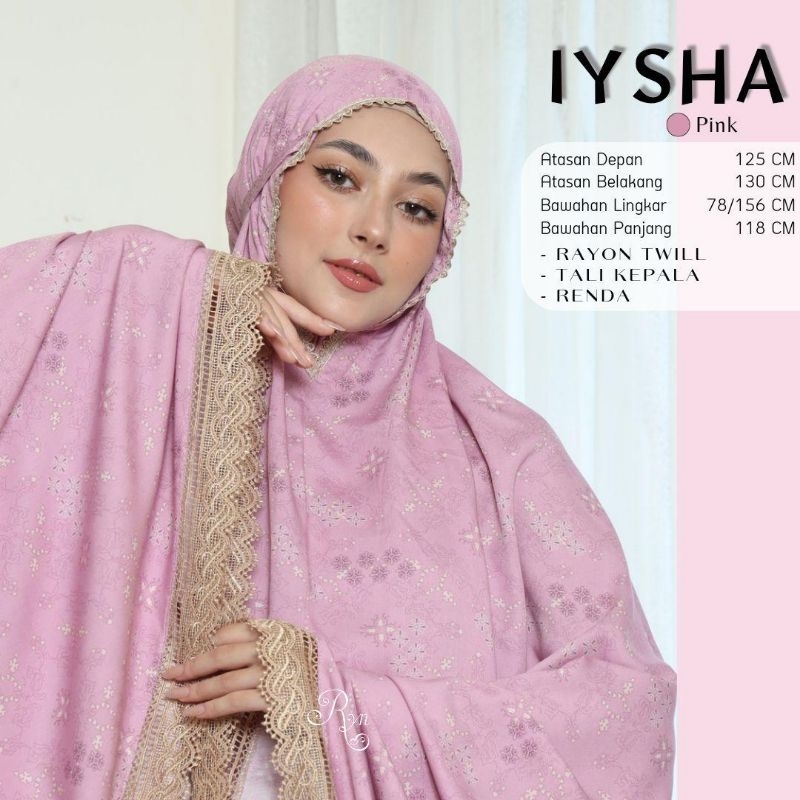 MUKENA DEWASA PREMIUM | MUKENA RENDA MEWAH ORI | MUKENA SUPER JUMBO MODEL MOTIF TERBARU CANTIK IYSHA