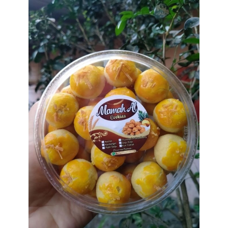 

Nastar selai nanas premium(wisman) toples ukuran 250gram (1/4kg)