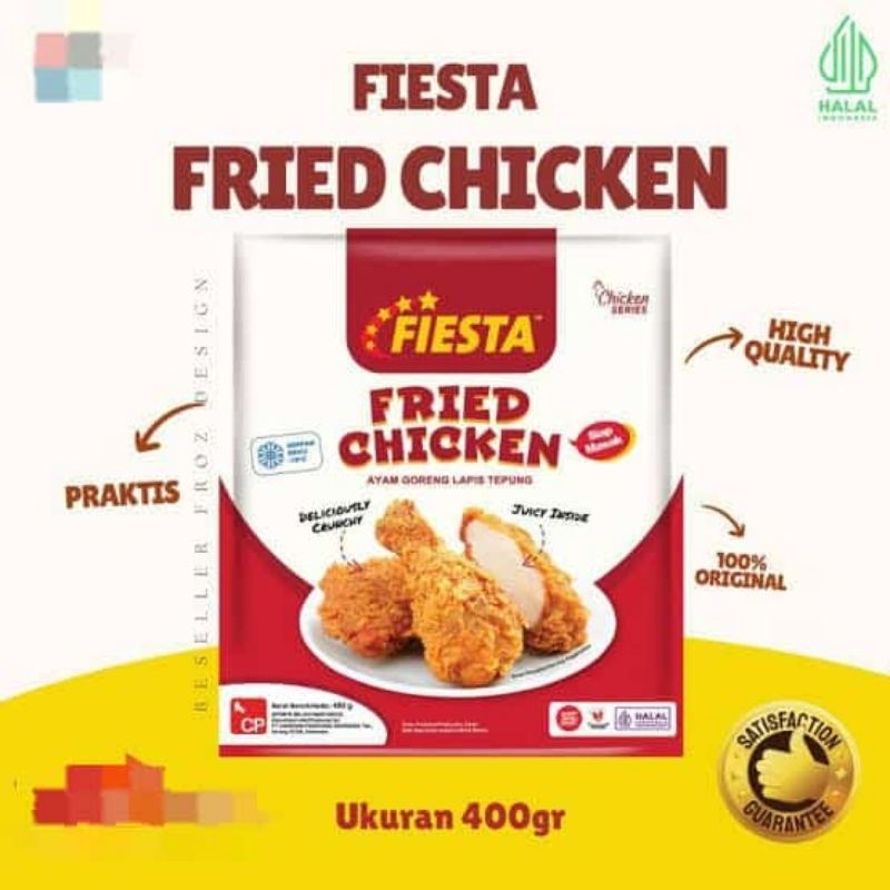 

Fiesta Fried Chicken Ukuran 400gr