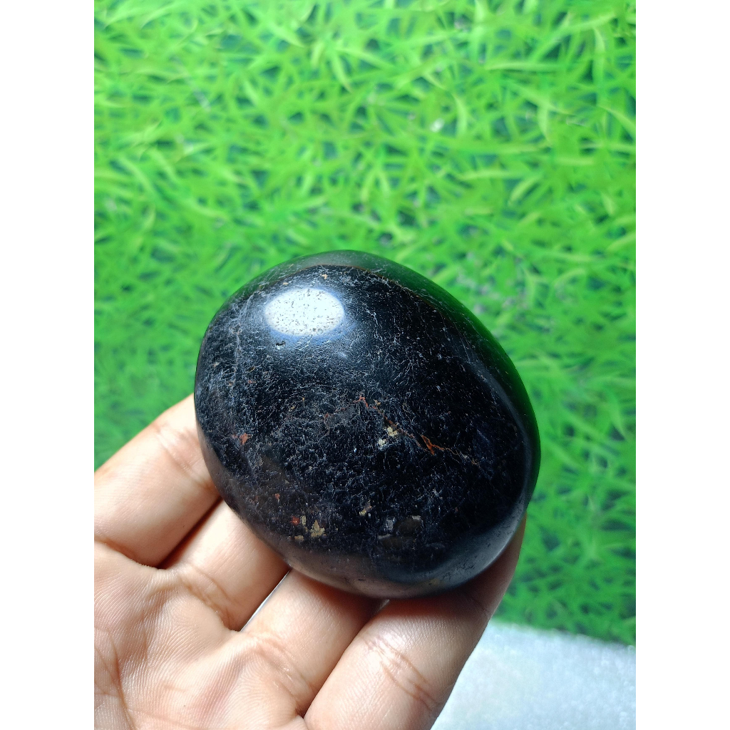 Batu Natural Black Tourmaline Palm (2)
