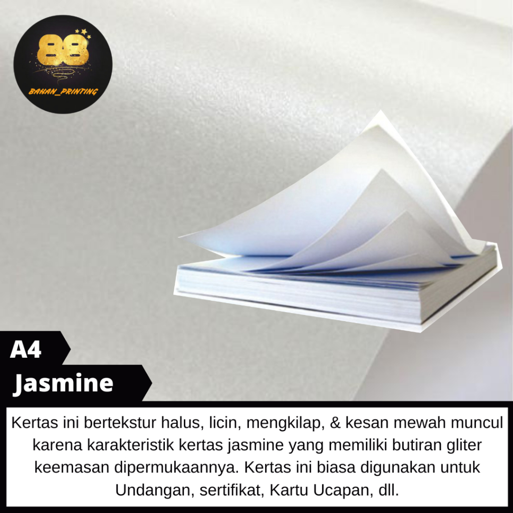 

Kertas Jasmine Putih Tebal A4 Kertas Undangan Pernikahan Kartu Ucapan