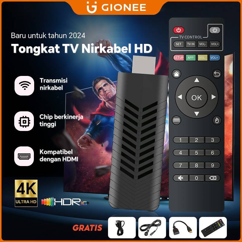 TV Stick Android 9.0 FHD Quad Core 1080P Dolby DTS Sound Smart digital TV Box Ram 6Gb Rom 64Gb pemba