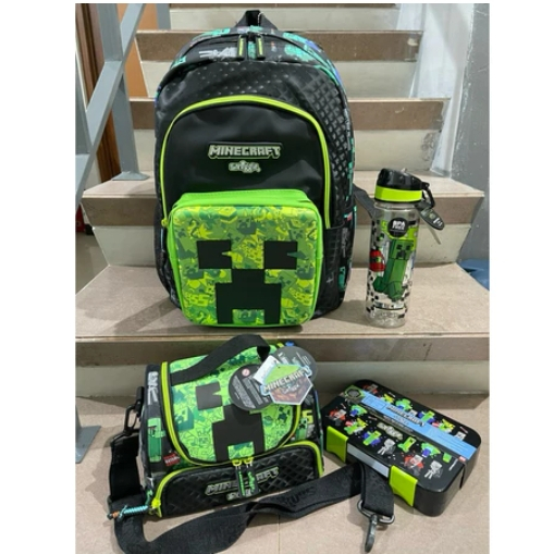 Tas ransel smiggle minecraft Senior Backpack