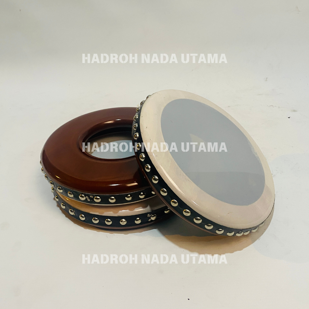 Tam Mika Donat Hadroh Tam Stel Rebana Tam Tung Qasidah Banjari Terbangan 8inch - HNU