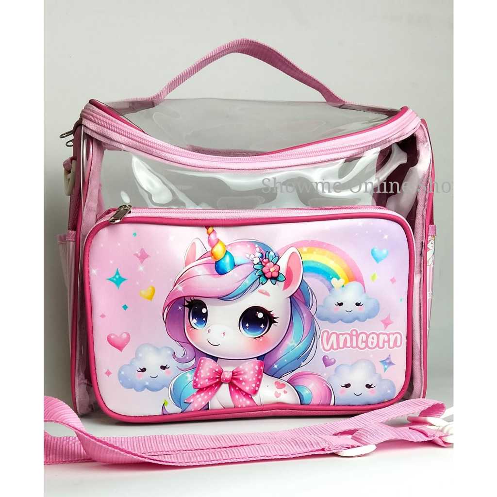 Tas Renang Anak Anti Air Popok Karakter Laki Perempuan Mika Bening kuro mi unicorn Terima Custom