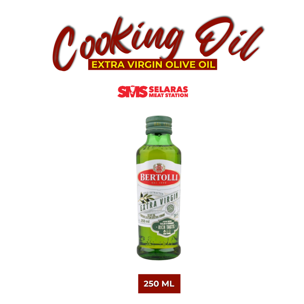 

Bertolli Extra Virgin Olive Oil 250 ml Olive Oil Cooking Oil