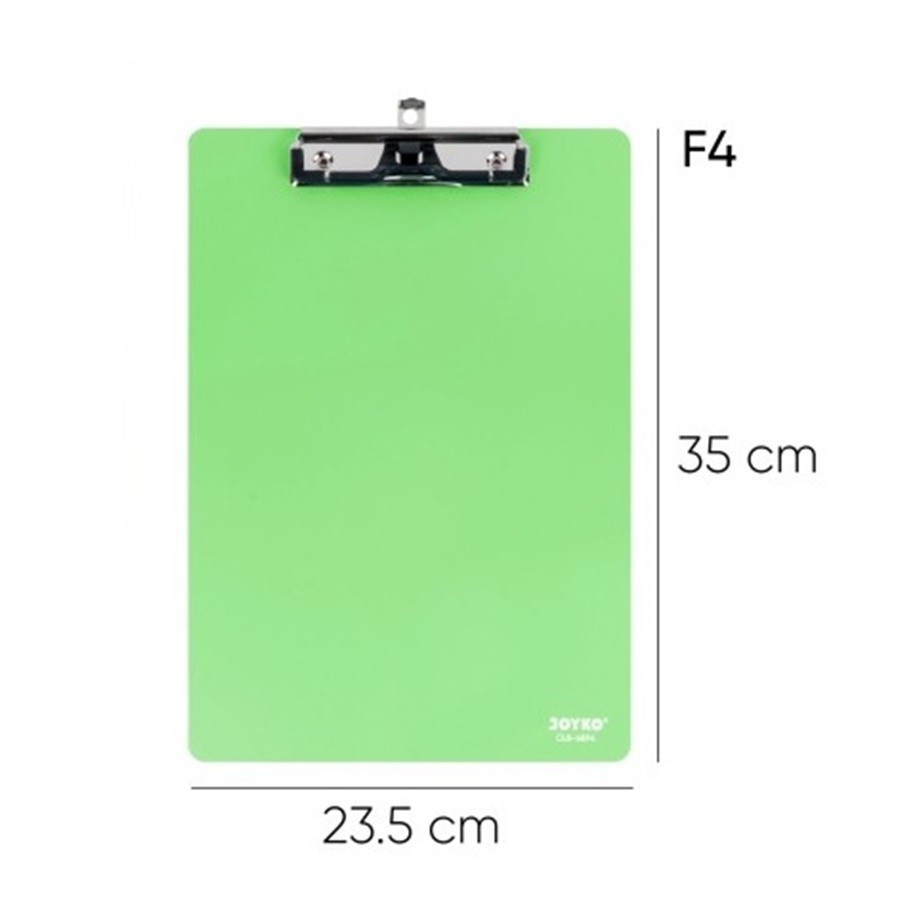 

CLIPBOARD F4 FOLIO JOYKO CLB 68 PAPAN JALAN ALAS UJIAN FOAM BOARD CLIP BOARD KLIP A4