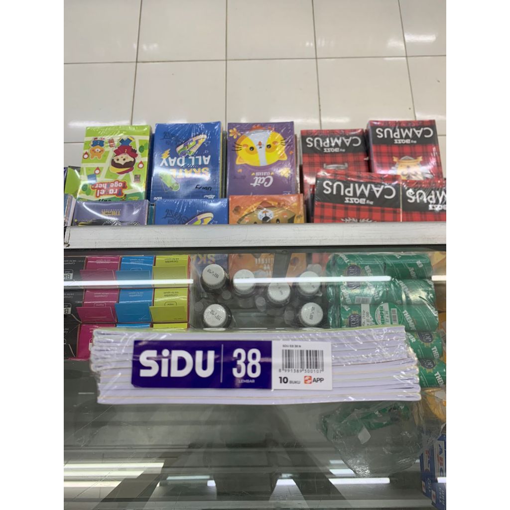 

Buku Tulis Sidu 38 Lembar Motif Campur 1 Pak isi 10 Buku