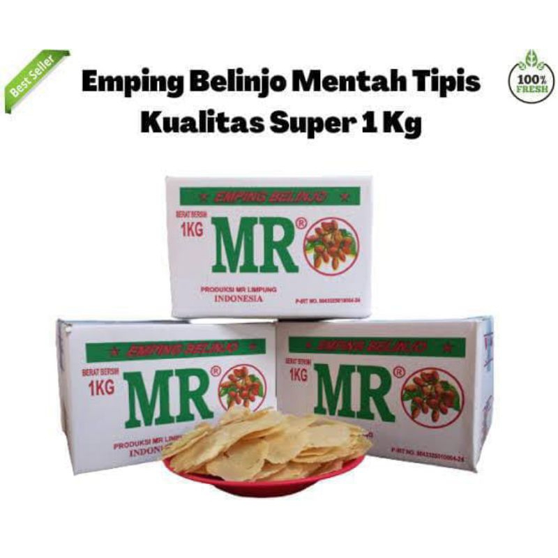 

Emping Melinjo Merek MR 1KG