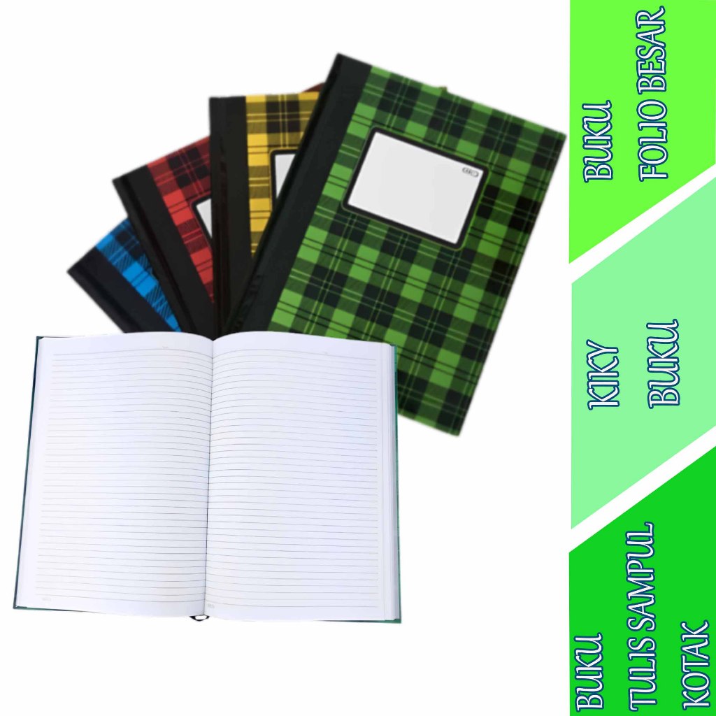 

Buku Tulis Sampul Kotak - Kiky - Buku Folio Besar - 200L 622320