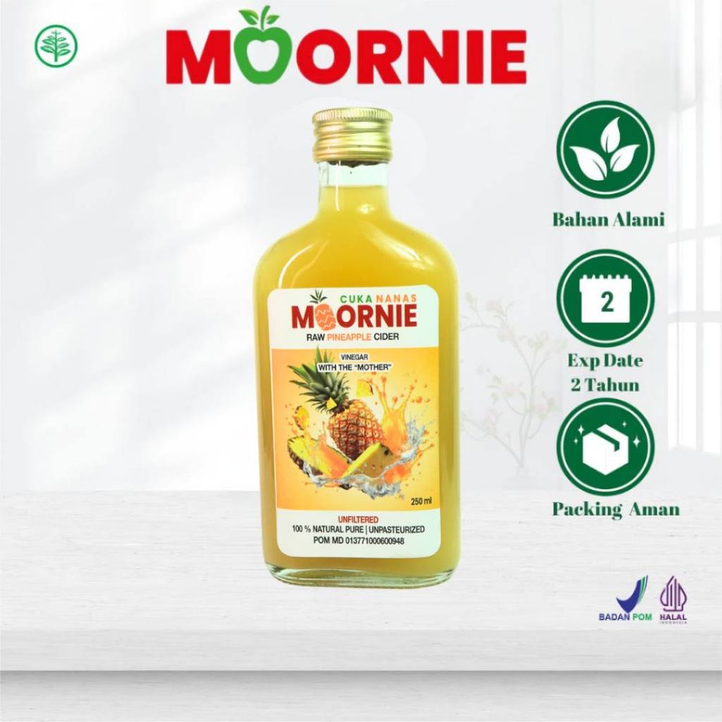 

Moornie cuka nanas original untuk kesehatan | cuka nanas untuk diet - 1 Botol