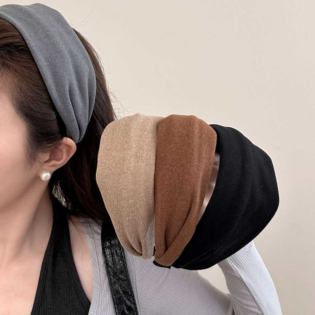 BANDO KAIN LEBAR / BANDANA BAHAN LEMBUT / BANDO LEBAR 7CM