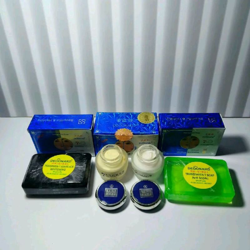 CREAM DEOONARD BIRU SET + SABUN DEOONARD BIRU ORIGINAL