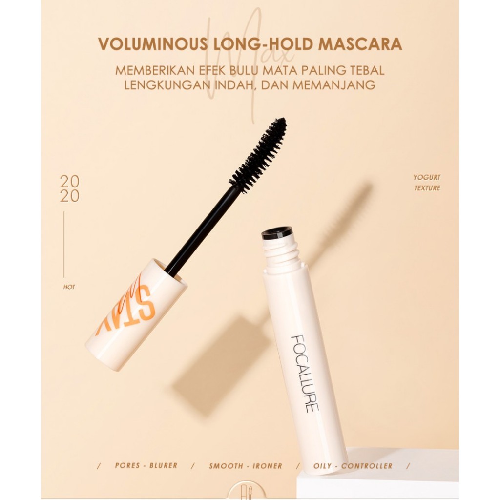 (READY STOCK) Focallure Staymax Waterproof Volumizing Mascara FA148 FA 148