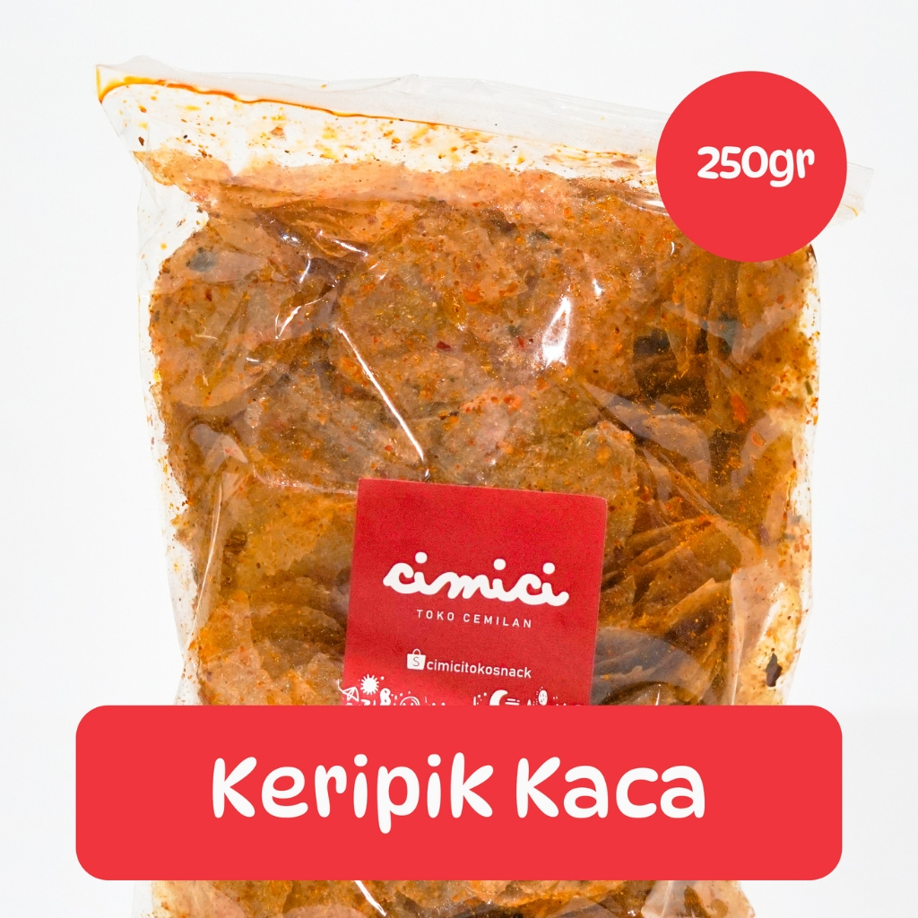 

Keripik Kaca Pedas 250 gr