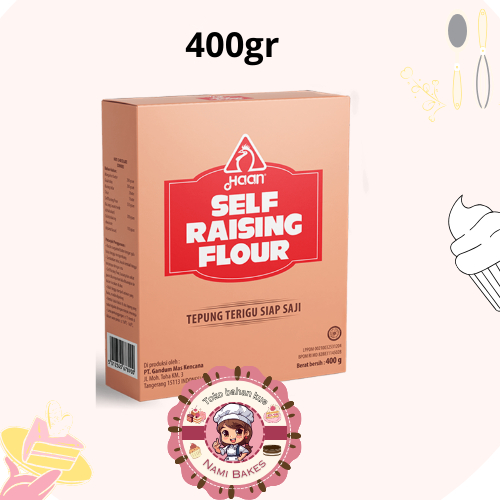 

Haan Self Raising Flour 400gr Premix Tepung Instant