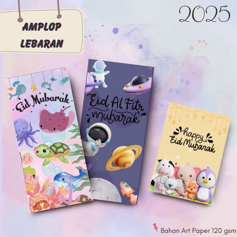 

Amplop Lebaran THR 2025 Murah Tebal Desain Lucu Aesthetic