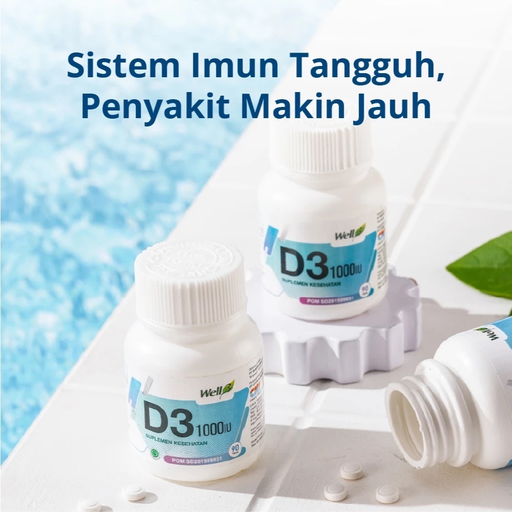 Well3 D3 1000 IU (90 Tablet) - CNI Vitamin D3 1000 IU