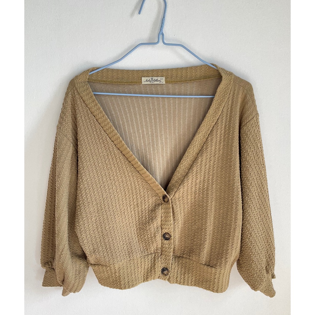 BAJU PRELOVED|ATASAN WANITA|KEMEJA WANITA|SECOND|BEKAS|CARDIGAN CREAM