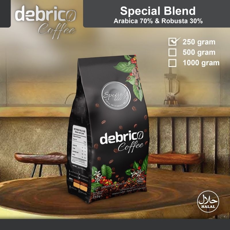 

Debrico Coffee Special Blend Arabica 70% & Robusta 30%