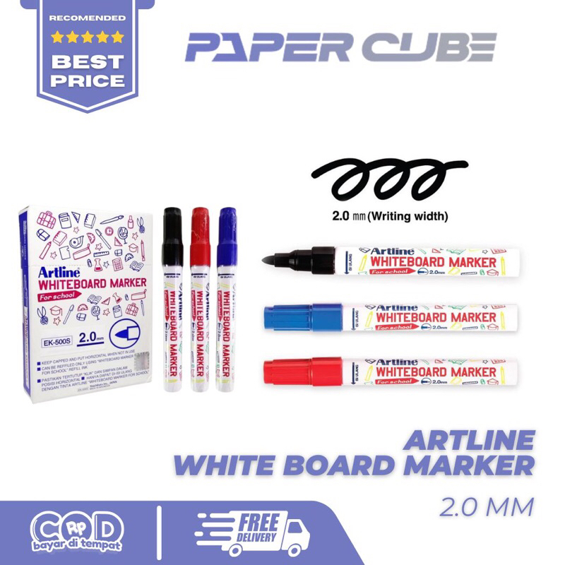 

ARTLINE SPIDOL PAPAN TULIS WHITE BOARD MARKER 2.0 MM