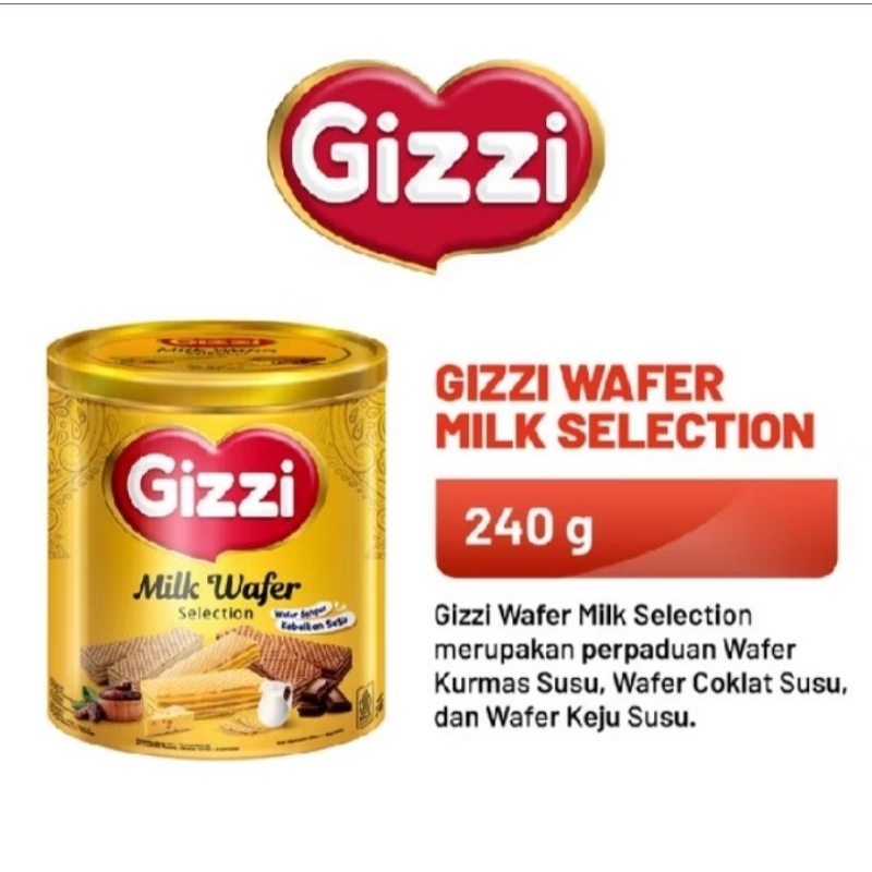 

Gizzi Wafer Milk Selection 240g