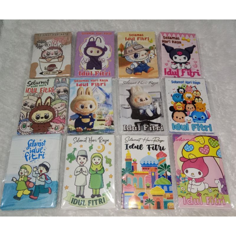 

Amplop Lebaran 50 lembar ,Mix gambar murah meriah