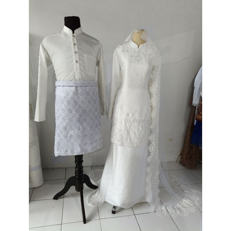 baju pengantin / baju akad / baju melayu / baju akad melayu / baju kurung pengantin