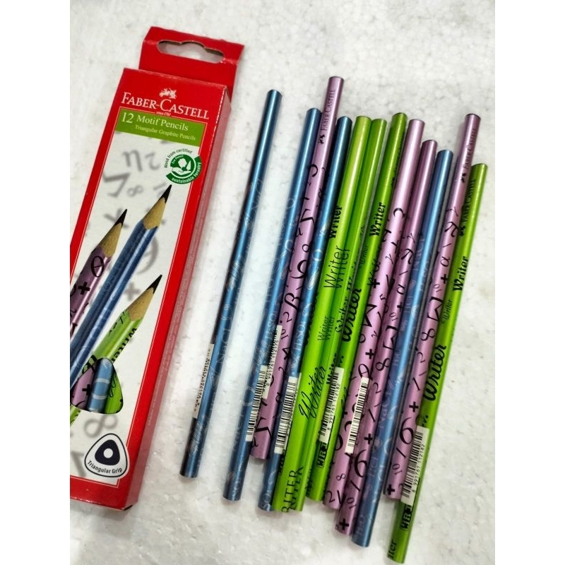 

PENSIL 2B MOTIF ABJAD METALIK MERK FABER CASTEL PENSIL 2B METALIK PENSIL 2B ABJAD PENSIL 2B CANTIK PENSIL 2B MENARIK