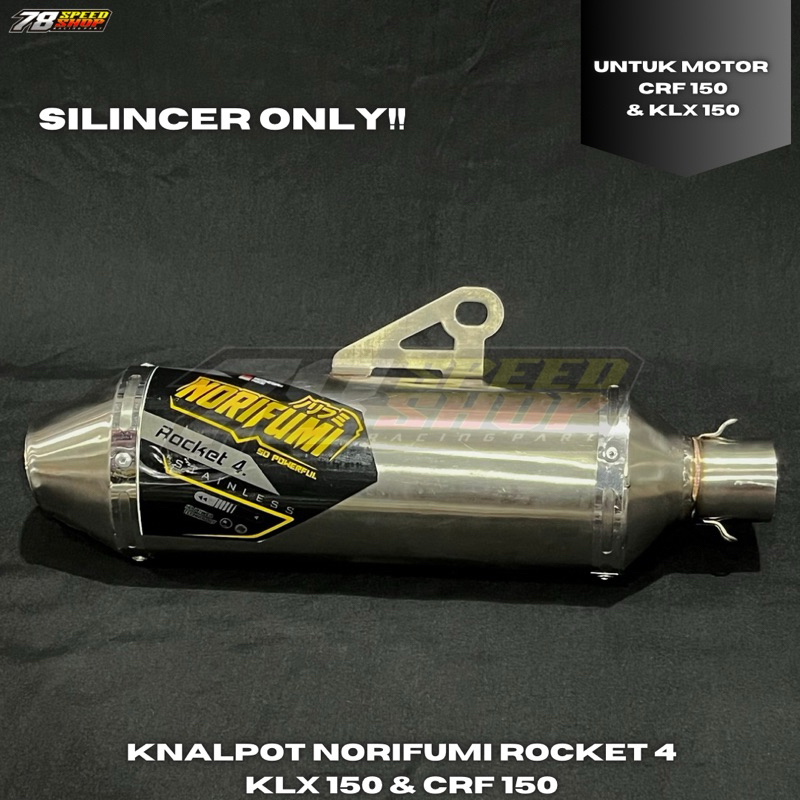 READY Knalpot Norifumi Silincer Only Selencer Silincer Saja Norifumi Rocket 4 Norifumi Gtx Pro Knalp