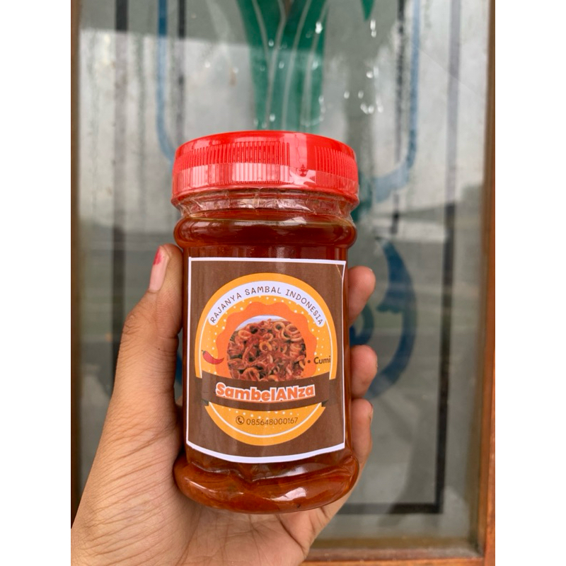 

sambel cumi termurah||sambel uleg instan halal