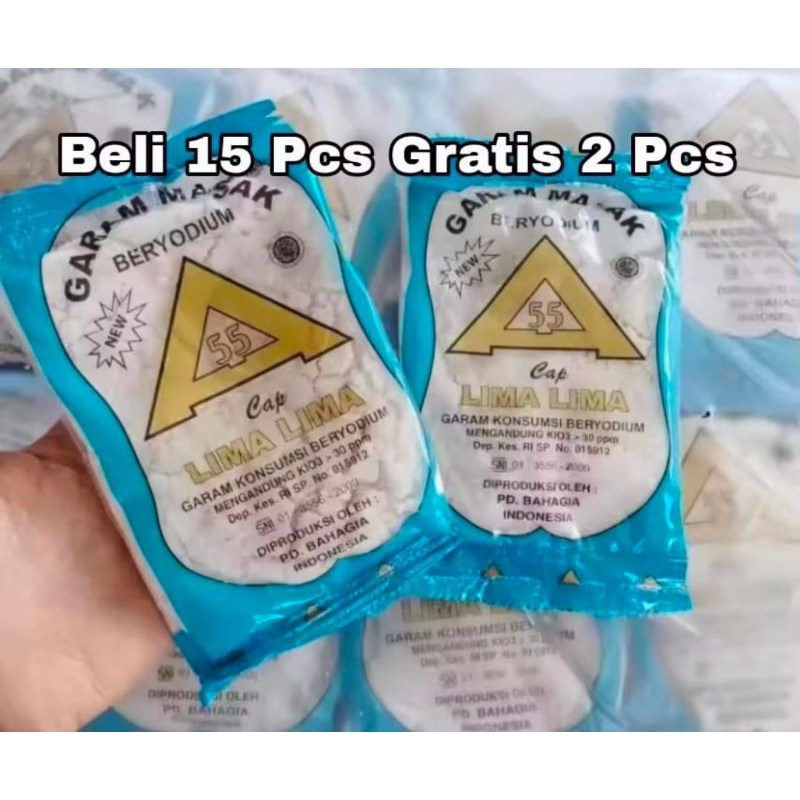 

Garam masak halus isi 15 gratis 2