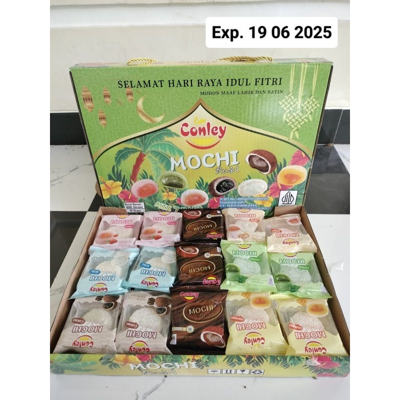 

MOCHI PARCEL BOX 900 GRAM ISI 30 PCS MIX RASA
