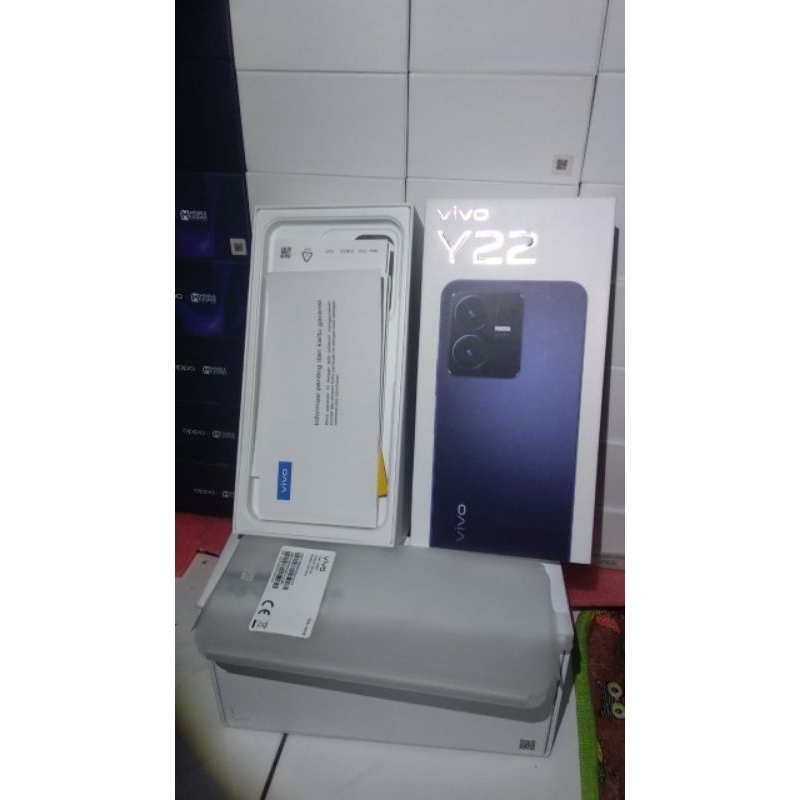 dus box hp Vivo Y22 original copotan lengkap