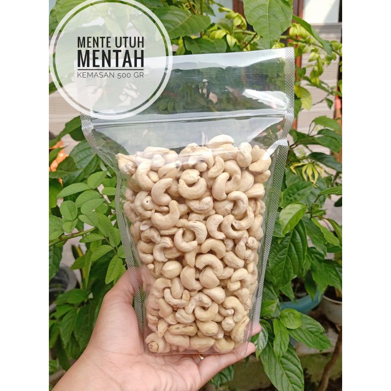 

Kacang Mede/Mete Mentah Utuh & Patahan Kemasan 500 gram 1 kg